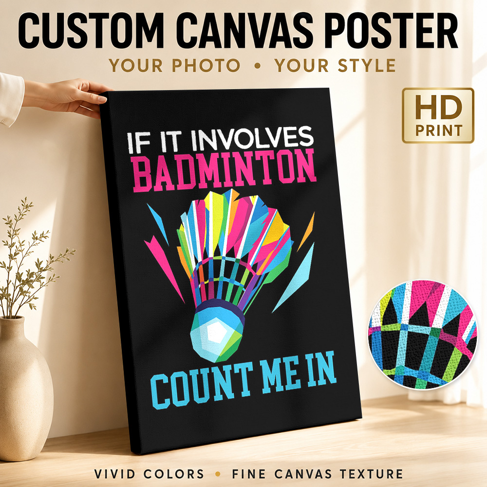Badminton Photo - Si se trata de bádminton, póster