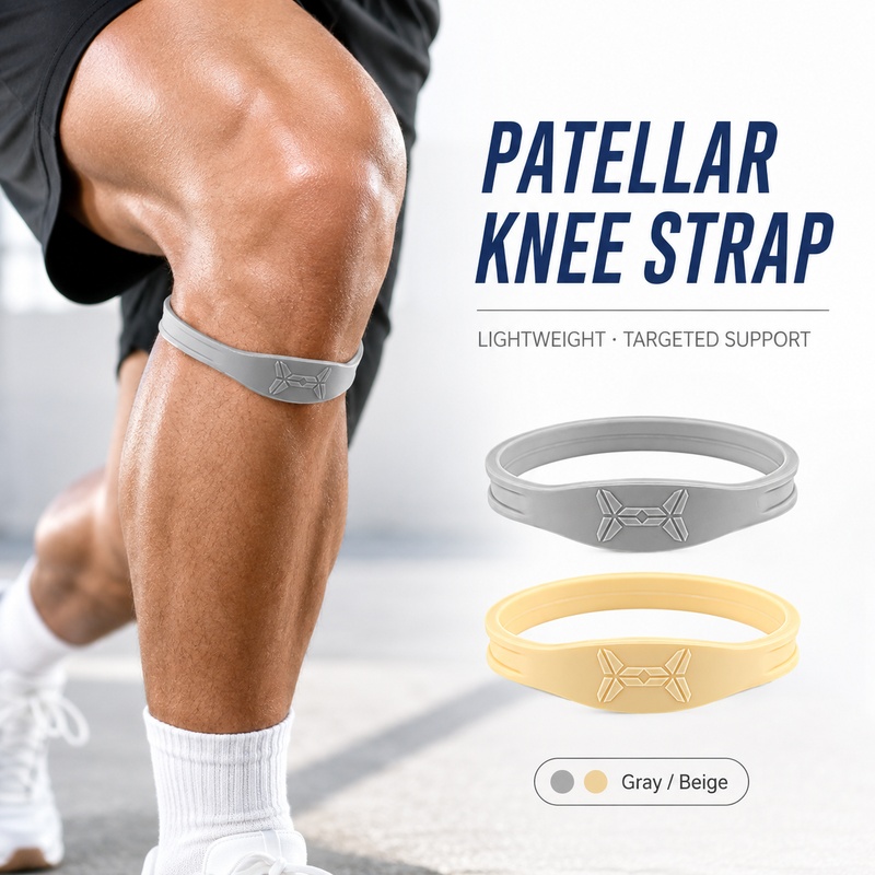 Knee Brace Badminton - Correa de rodilla patelar con almohadilla
