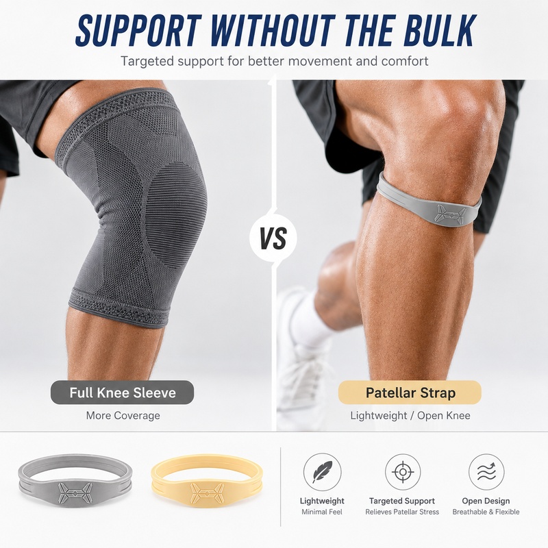 Correa de rodilla patelar con  - Knee Brace Badminton reseña y precio