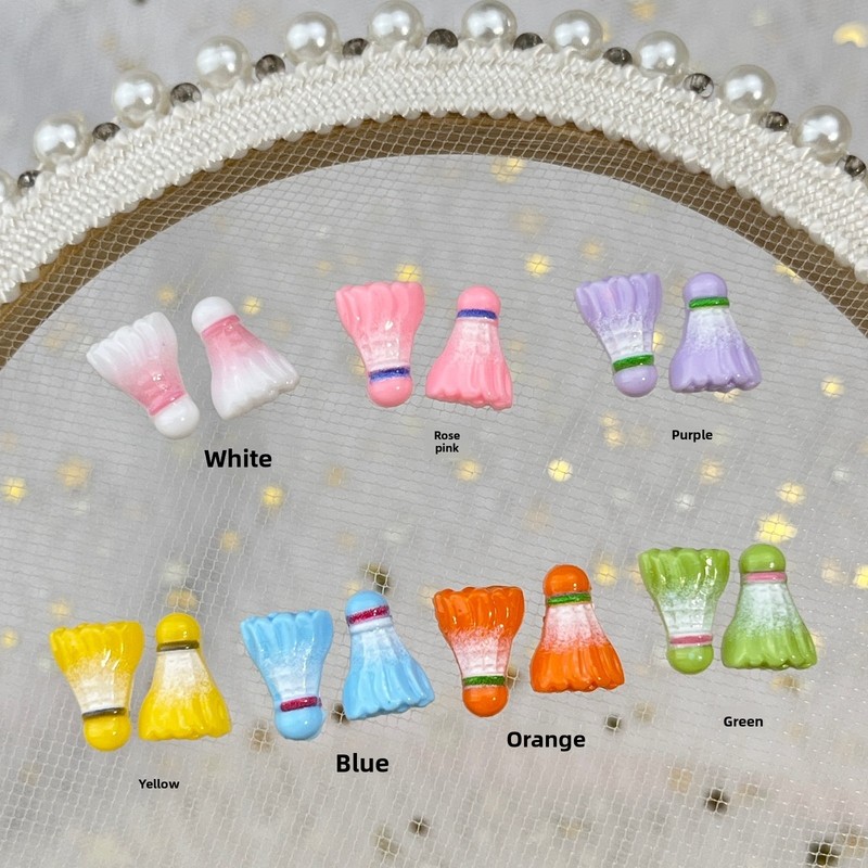 20 piezas de adornos para uñas - Badminton Minion reseña y precio