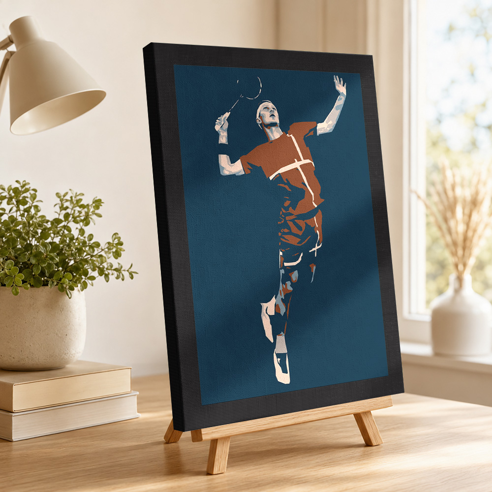 Póster Impreso en Lienzo con S - Badminton Photo reseña y precio