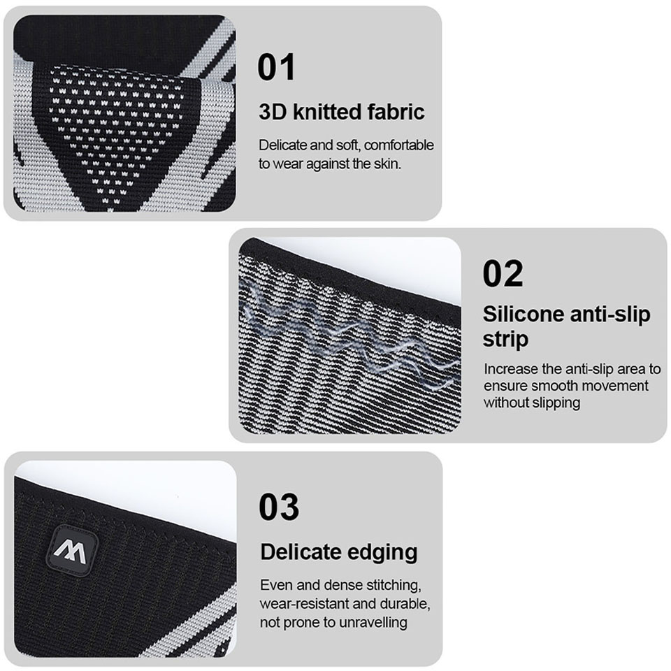 Rodillera de compresión elásti - Knee Brace Badminton reseña y precio