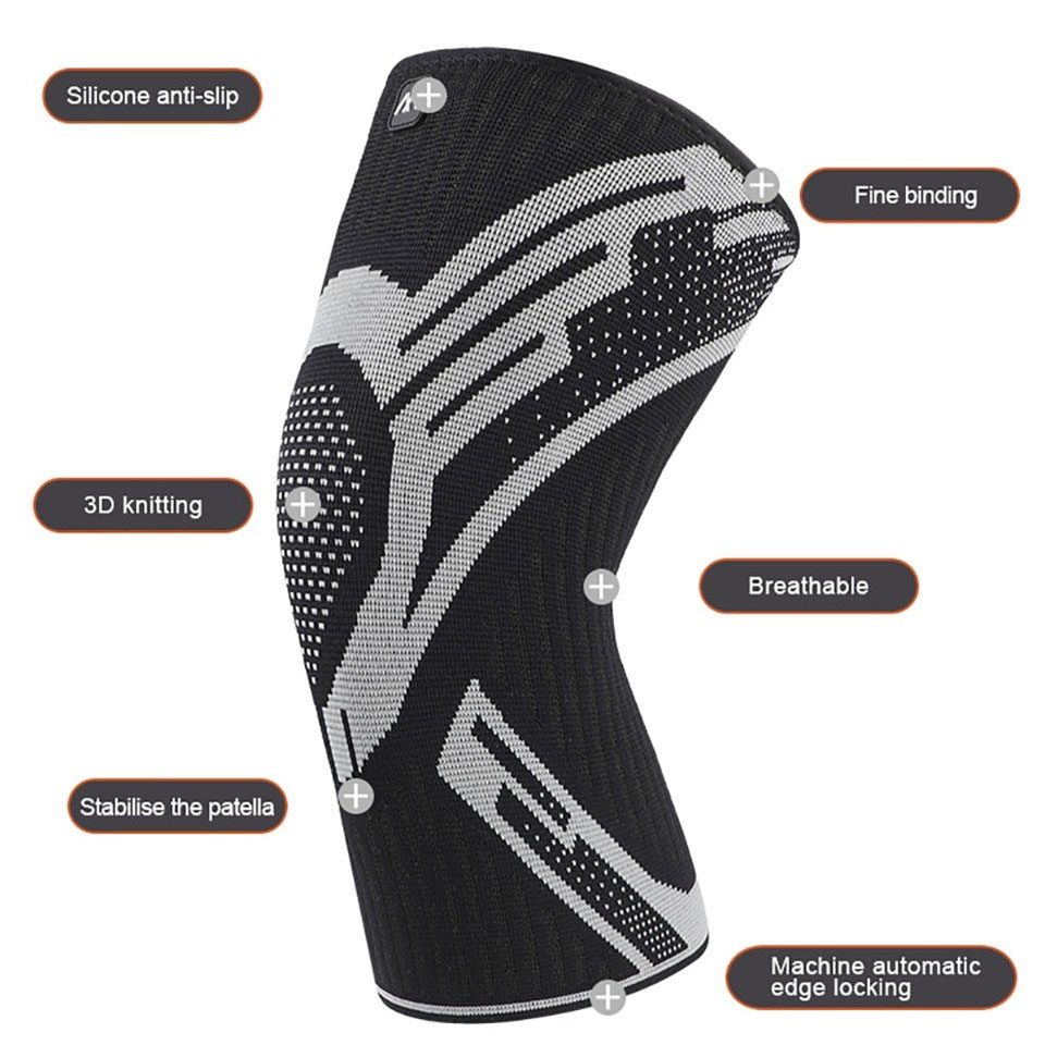 Rodillera de compresión elásti - Knee Brace Badminton reseña y precio